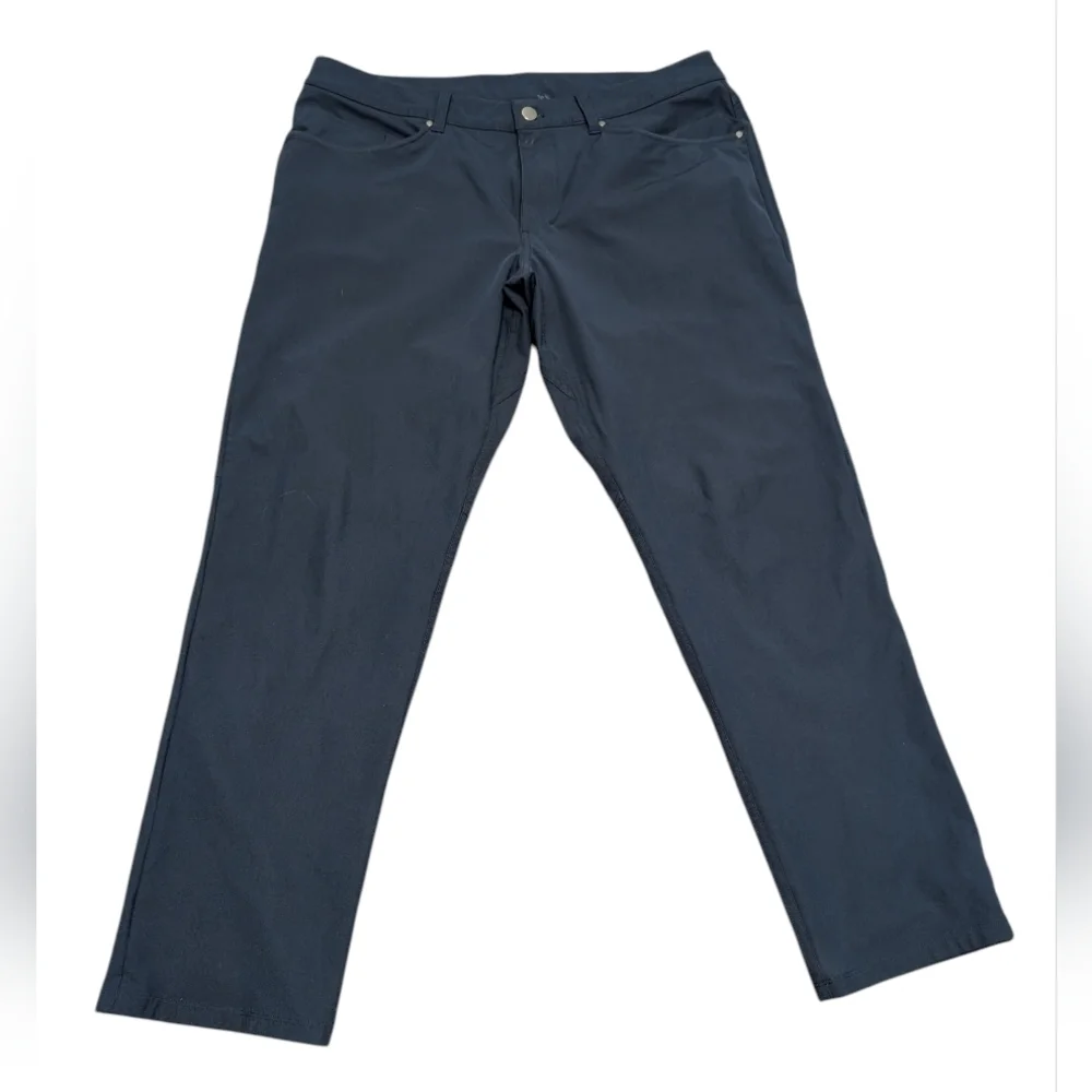 Lululemon ABC Pant Classic Warpstreme Dark Blue Men's Size 35